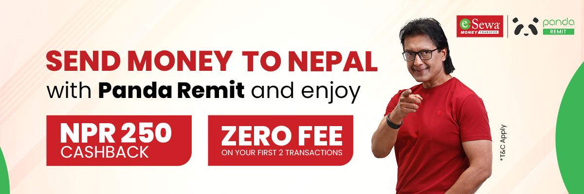 Exciting Cashback Offer with Panda Remit and Esewa Money Transfer! - Banner Image